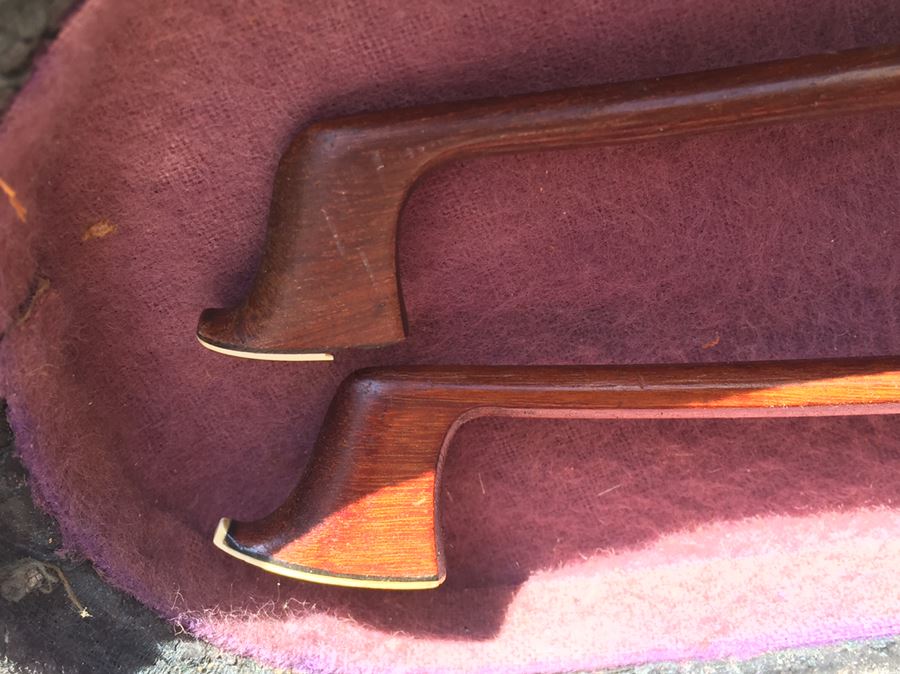 Old German Hopf Violin In Case With Two VOIRIN Bows [Photo 14]