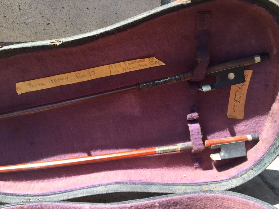Old German Hopf Violin In Case With Two VOIRIN Bows [Photo 10]