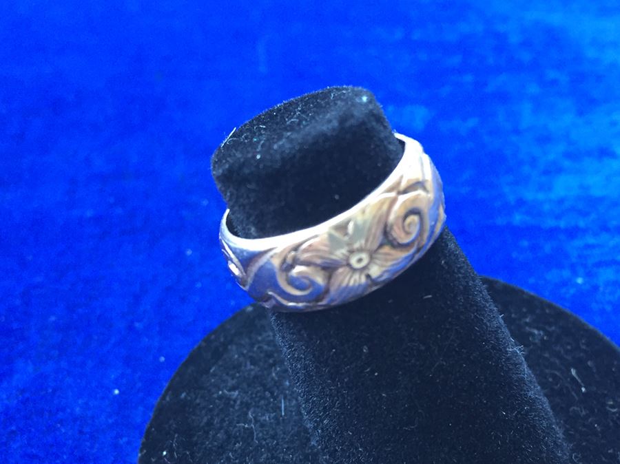 14K Small Vintage Gold Ring Melt Value $87 [Photo 4]