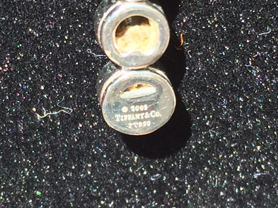 TIFFANY & Co. Platinum Diamond Jazz Graduated Drop Pendant Necklace 6 Diamonds Estimate $2,000 [Photo 3]