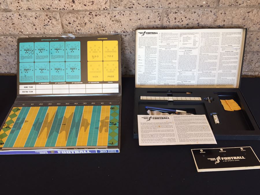 Vintage Thinking Man's Football Game A 3M Sports Game [Photo 2]