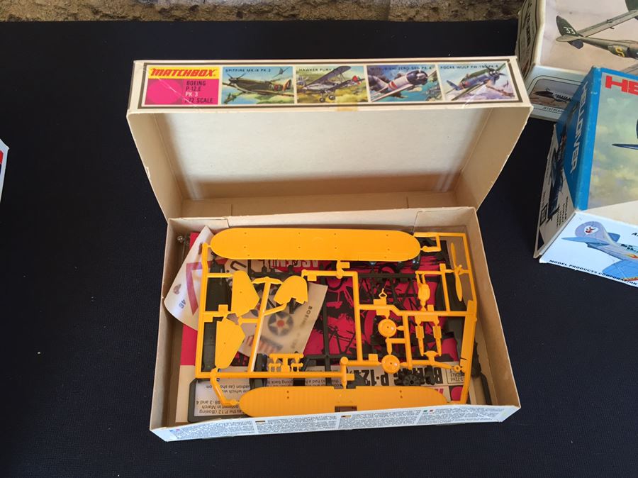 Huge Lot Of Vintage Model Airplane And Spacecraft Most Are New In Box With Unused Stickers Revell, Craft Masters, Matchbox, Airfix, Williams Bros., Entex [Photo 22]