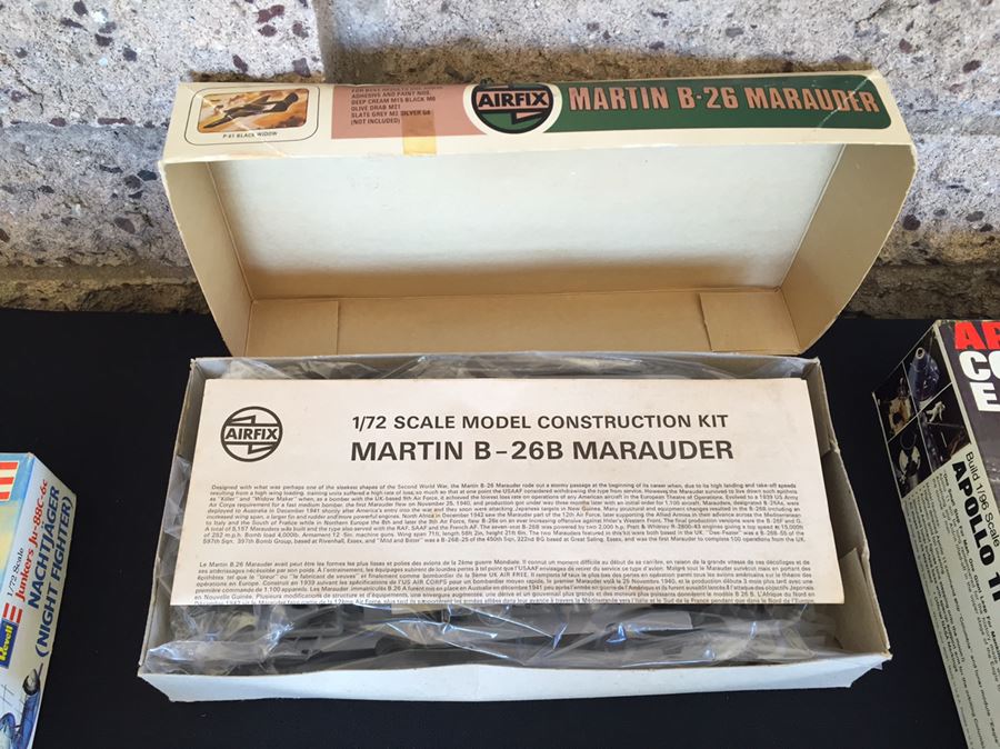 Huge Lot Of Vintage Model Airplane And Spacecraft Most Are New In Box With Unused Stickers Revell, Craft Masters, Matchbox, Airfix, Williams Bros., Entex [Photo 17]