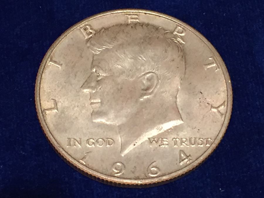 (13) 1964 Kennedy Half Dollars 90% Silver Content 162 Grams Total Weight Melt Value $95.50 [Photo 3]