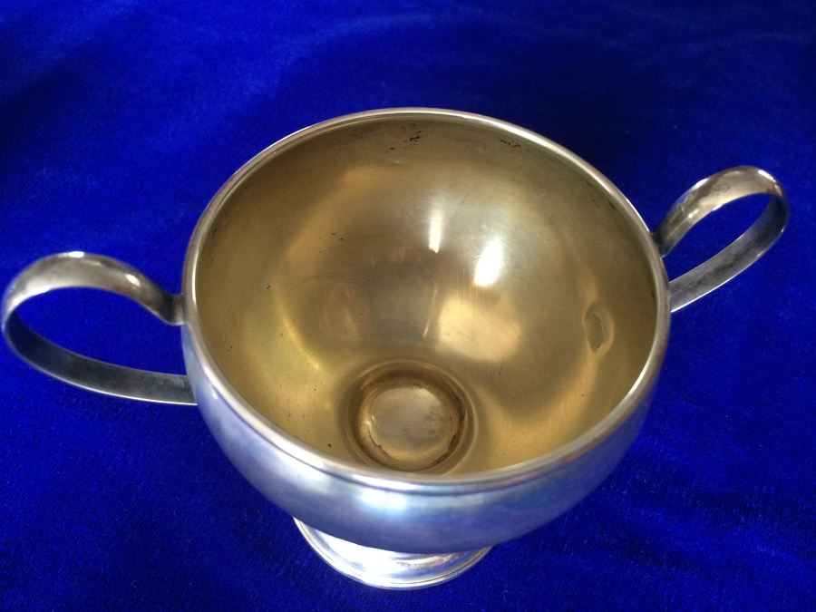 Sterling Weighted Sugar Bowl and Creamer [Photo 3]