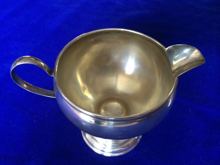 Sterling Weighted Sugar Bowl and Creamer [Photo 6]