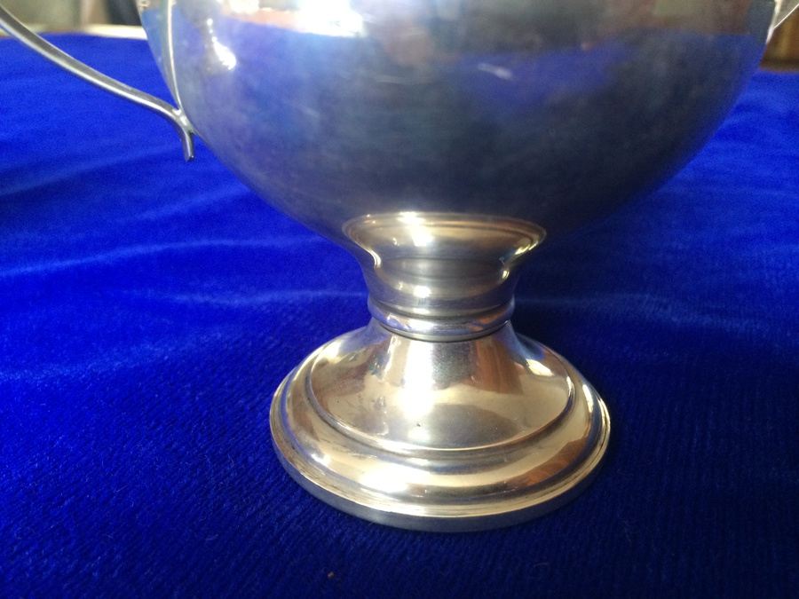 Sterling Weighted Sugar Bowl and Creamer [Photo 4]