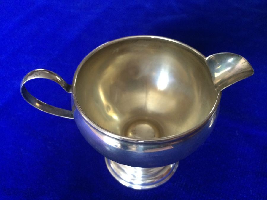 Sterling Weighted Sugar Bowl and Creamer [Photo 7]