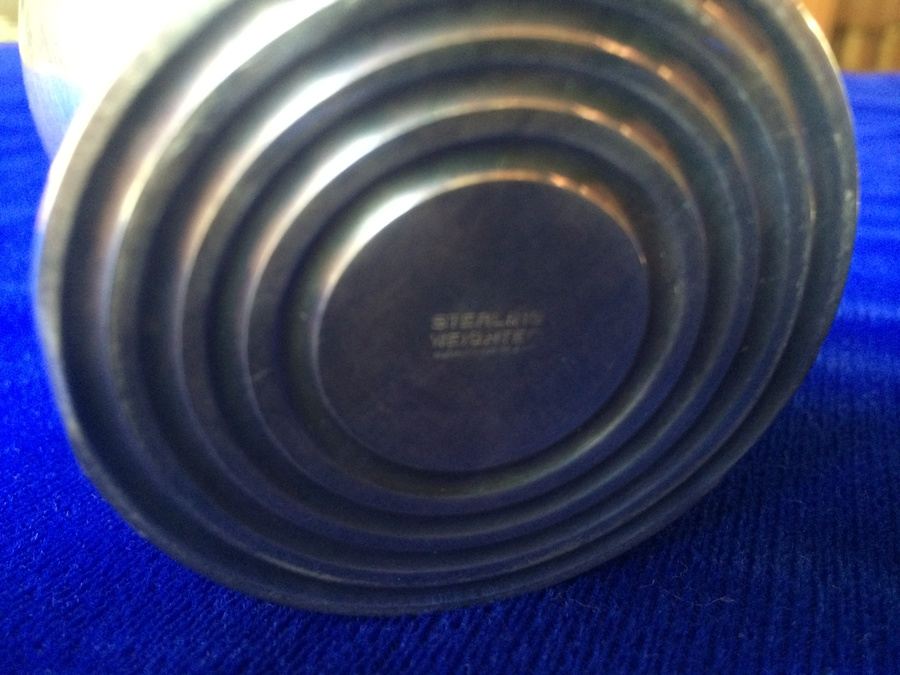 Sterling Weighted Sugar Bowl and Creamer [Photo 9]