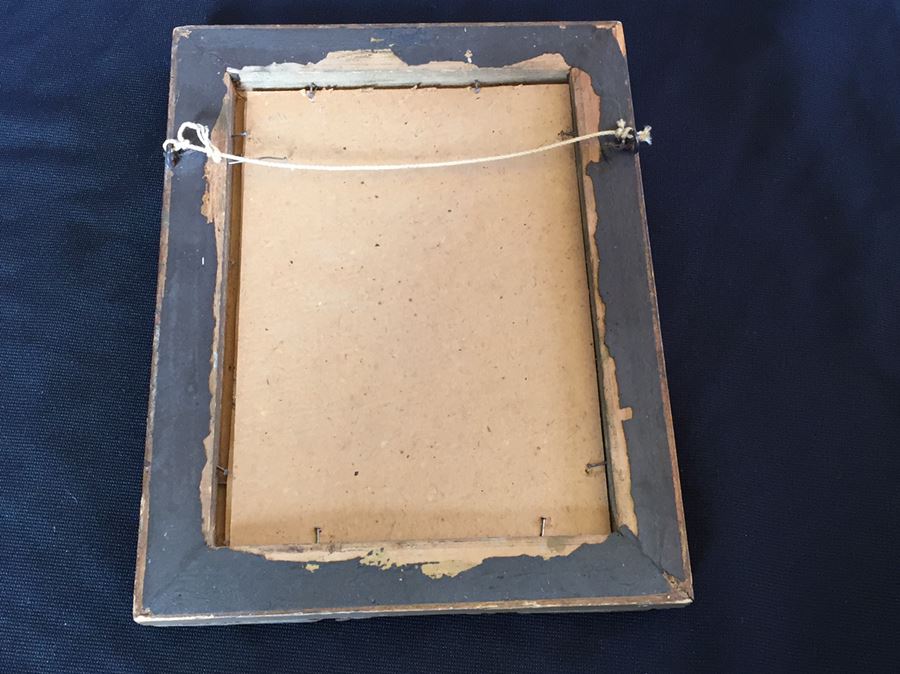 Early 1915 Well Executed Original Plein Air Oil Painting In Old Frame Signed Lower Right By Ben Austrian [Photo 14]