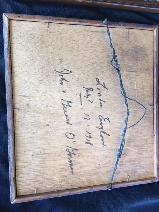 Pair Of Framed Military Photos Priest 1918 London England Photography Studio Lafayette [Photo 3]