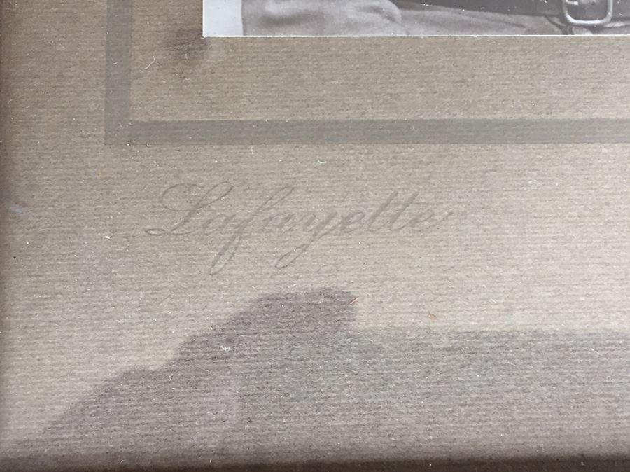 Pair Of Framed Military Photos Priest 1918 London England Photography Studio Lafayette [Photo 6]