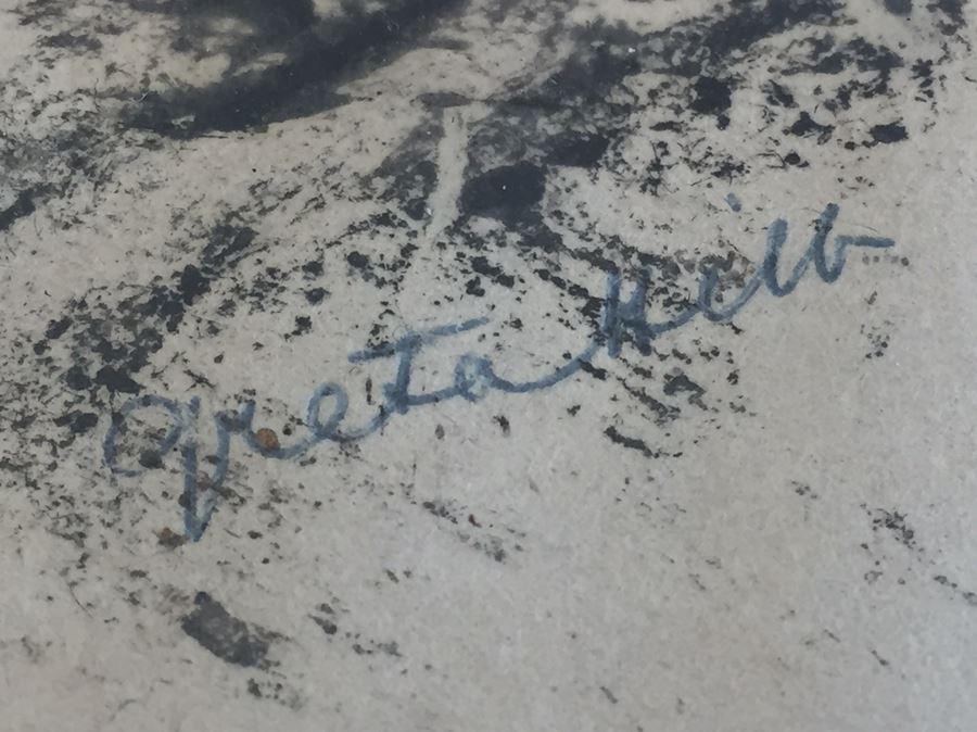 Original Abstract Mountain Landscape Signed Lower Right [Photo 3]