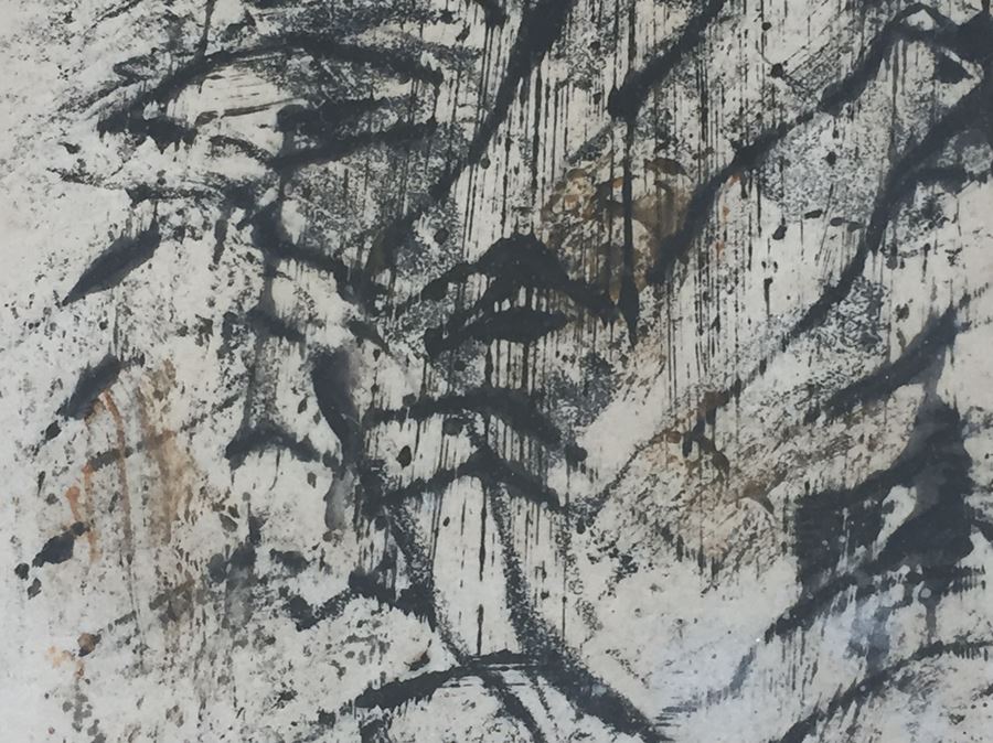 Original Abstract Mountain Landscape Signed Lower Right [Photo 9]