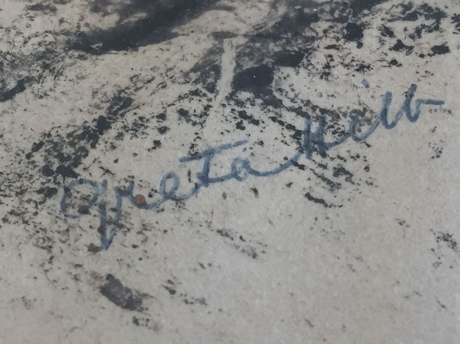 Original Abstract Mountain Landscape Signed Lower Right [Photo 4]