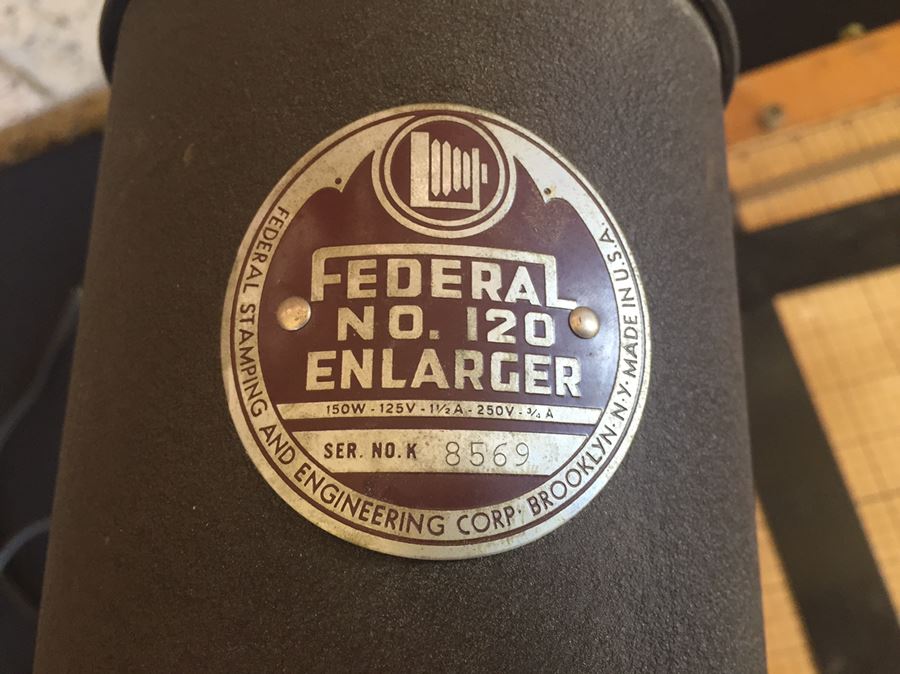 Photography Equipment Federal No. 120 Enlarger And Roll Film Tanks [Photo 2]