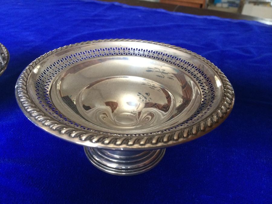 Sterling Weighted Footed Bowls / Candy Dish [Photo 2]