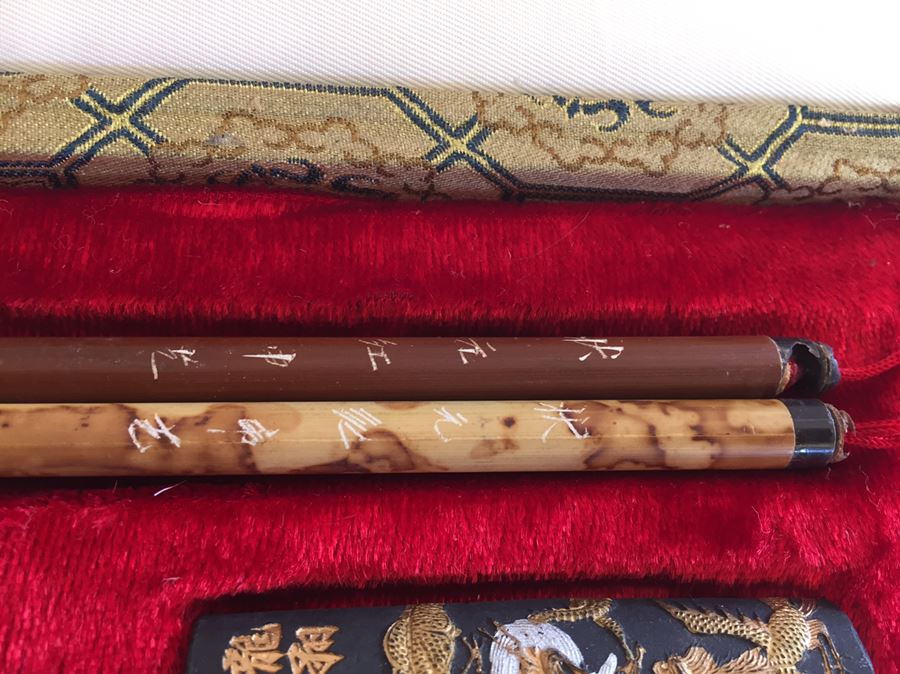 Vintage Chinese Calligraphy Set  [Photo 11]