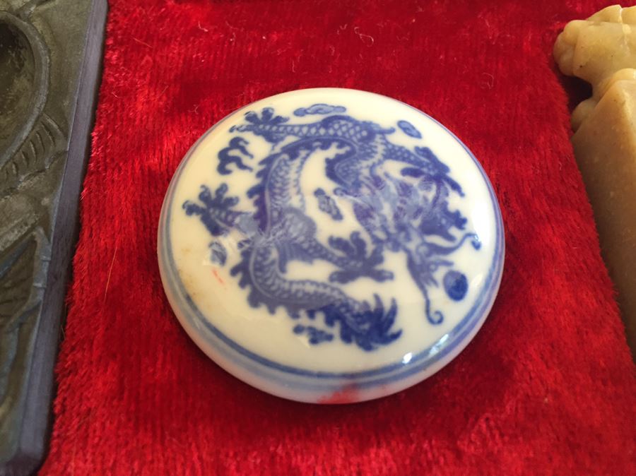 Vintage Chinese Calligraphy Set  [Photo 6]