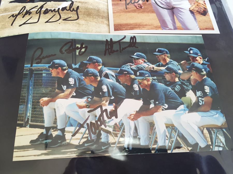 Collection Of Signed Padres MLB Baseball Autographs Album [Photo 3]