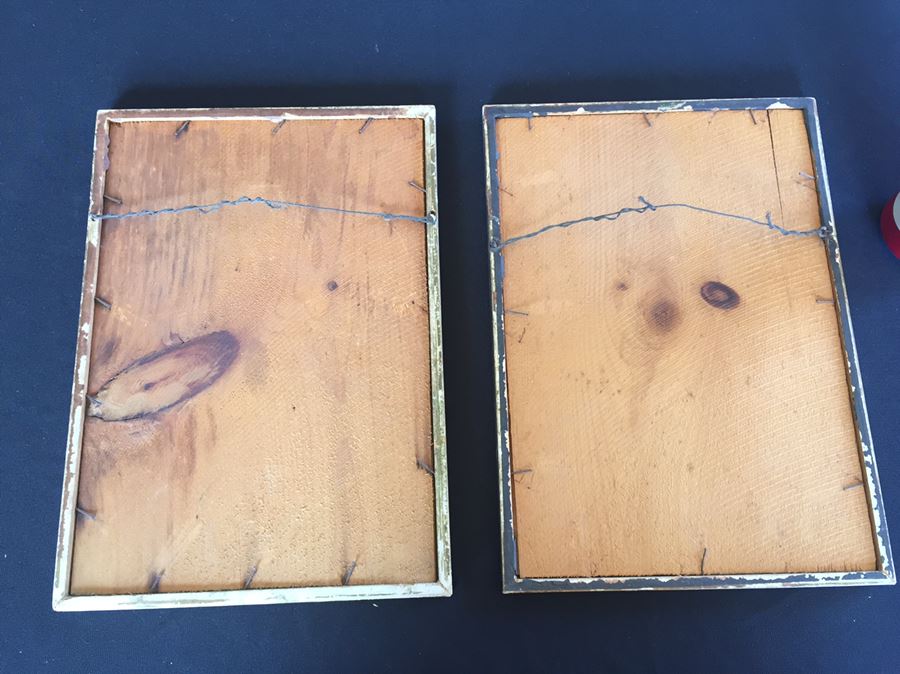 Pair Of Vintage Framed 1906 Original Pastel Paintings Of Women Signed Gorman [Photo 14]