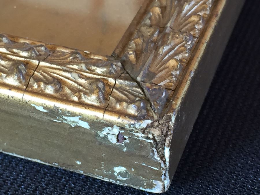 Pair Of Vintage Framed 1906 Original Pastel Paintings Of Women Signed Gorman [Photo 12]