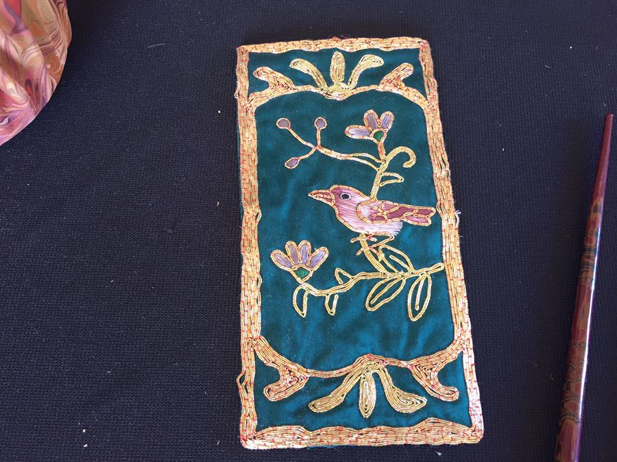 Home Decor Lot Includes Horn, Silk Trinket Box, India Purse, Smokey The Bear Ephemera And Various Items Photographed [Photo 6]