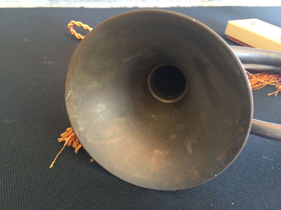 Home Decor Lot Includes Horn, Silk Trinket Box, India Purse, Smokey The Bear Ephemera And Various Items Photographed [Photo 16]