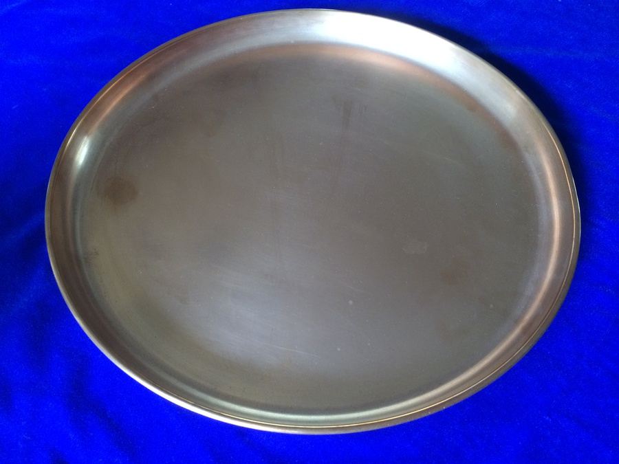 Round Heavy Copper Plate [Photo 1]