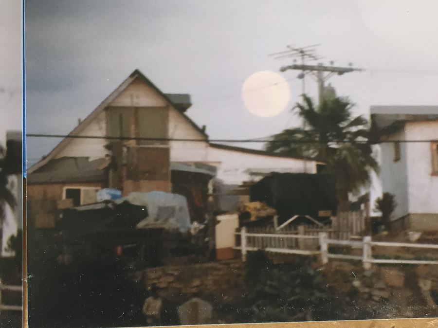 Local Historical Original Watercolor Painting Signed Lower Right By Vern Allen Of P.C.H. & La Costa Ave AKA Hippie Houses [Photo 16]