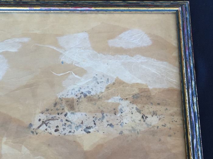 Framed Original Landscape Mixed Media Plein Air Impressionist Mountain Landscape Signed By Ruby Hufford [Photo 7]