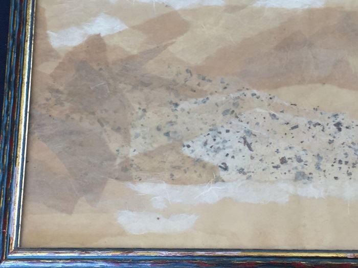 Framed Original Landscape Mixed Media Plein Air Impressionist Mountain Landscape Signed By Ruby Hufford [Photo 4]