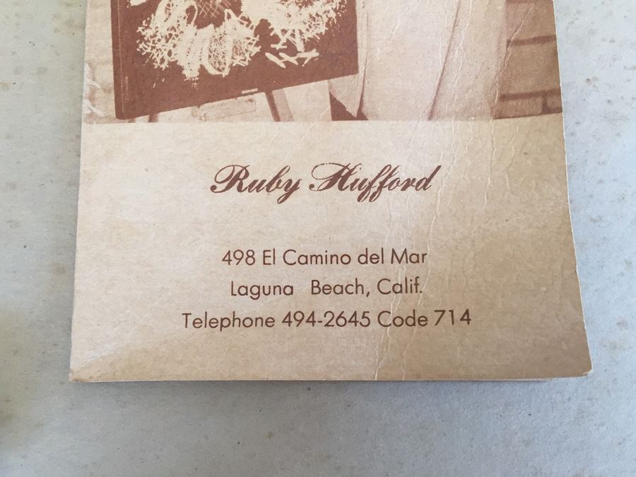 Framed Original Landscape Mixed Media Plein Air Impressionist Mountain Landscape Signed By Ruby Hufford [Photo 10]