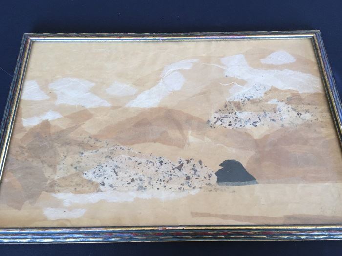 Framed Original Landscape Mixed Media Plein Air Impressionist Mountain Landscape Signed By Ruby Hufford [Photo 9]