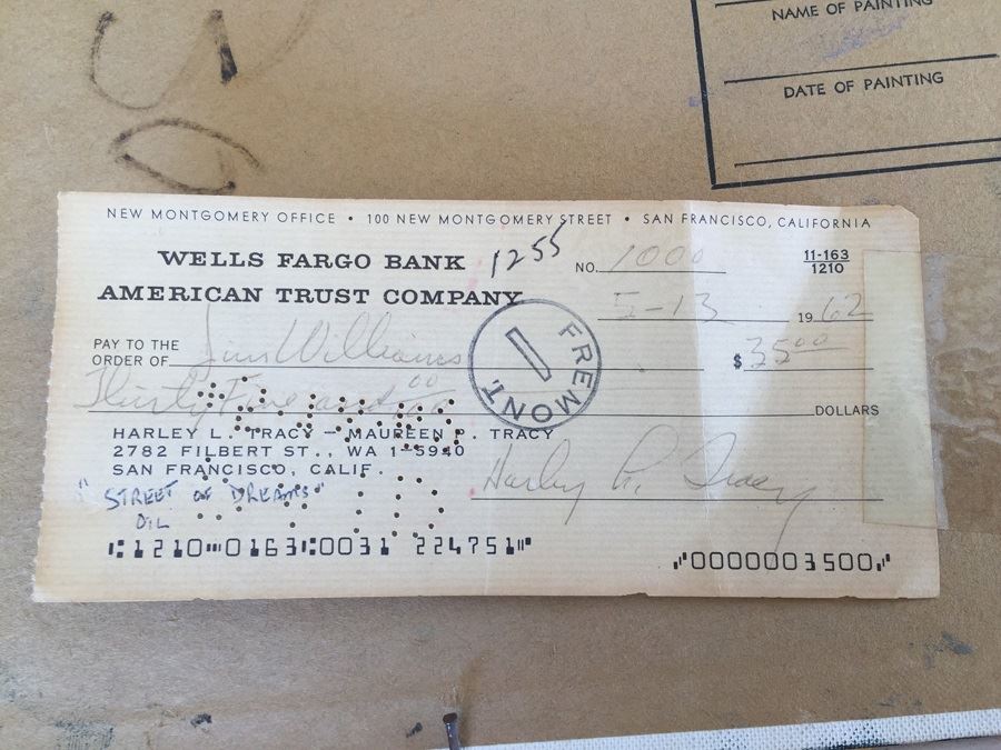 Original 1962 Oil Painting Of San Francisco City Scene Titled 'Street Of Dreams' By Jim Williams [Photo 12]