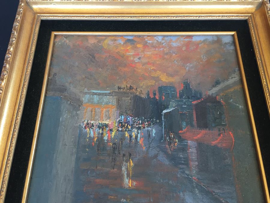 Original 1962 Oil Painting Of San Francisco City Scene Titled 'Street Of Dreams' By Jim Williams [Photo 2]