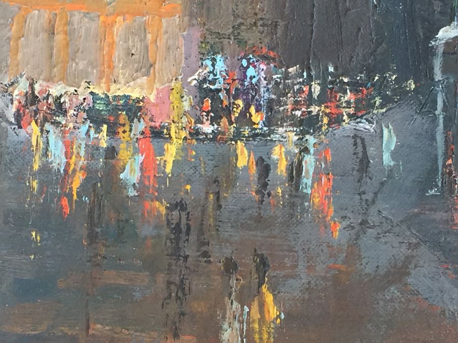 Original 1962 Oil Painting Of San Francisco City Scene Titled 'Street Of Dreams' By Jim Williams [Photo 6]