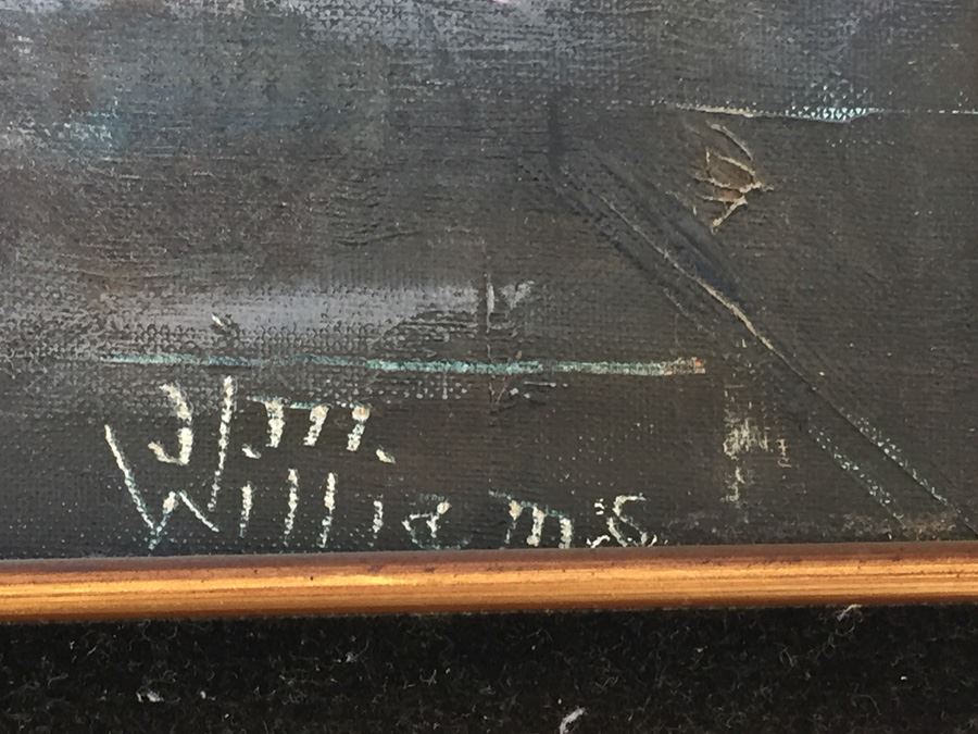 Original 1962 Oil Painting Of San Francisco City Scene Titled 'Street Of Dreams' By Jim Williams [Photo 3]