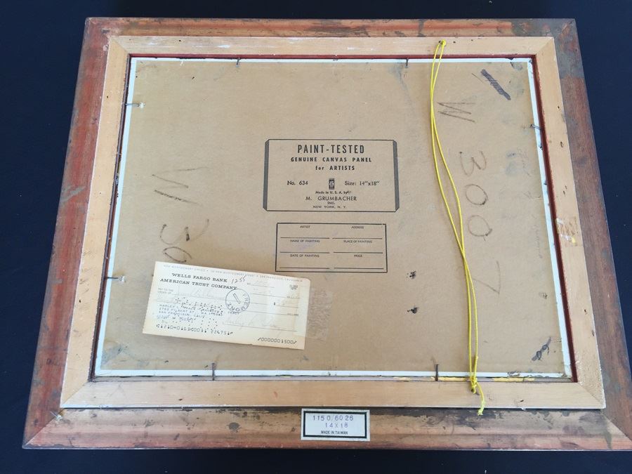 Original 1962 Oil Painting Of San Francisco City Scene Titled 'Street Of Dreams' By Jim Williams [Photo 11]