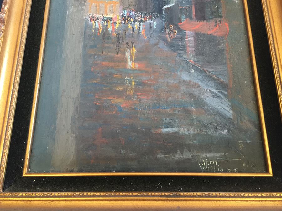 Original 1962 Oil Painting Of San Francisco City Scene Titled 'Street Of Dreams' By Jim Williams [Photo 5]