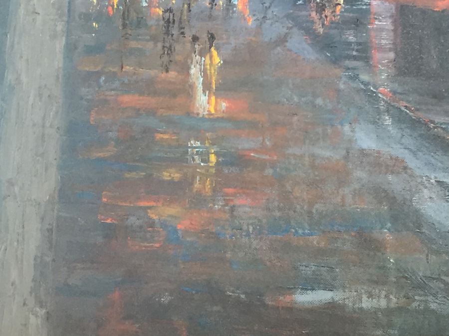 Original 1962 Oil Painting Of San Francisco City Scene Titled 'Street Of Dreams' By Jim Williams [Photo 9]