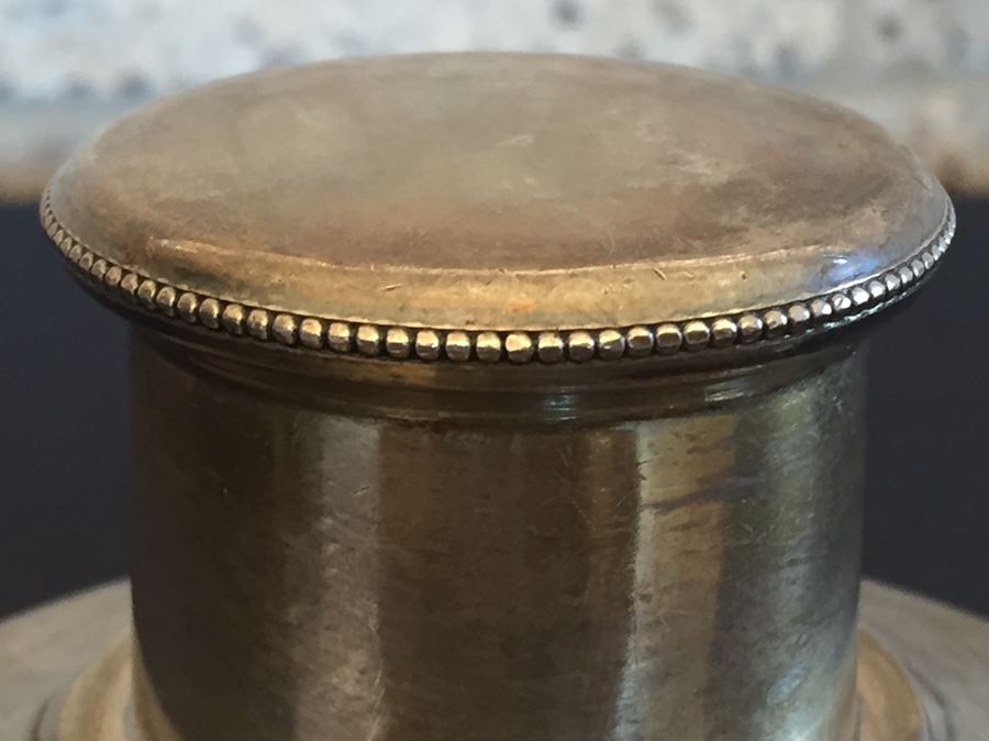 Large Vintage 1926 Sterling Silver Cocktail Shaker Weighs 590g Melt Value $356 [Photo 6]