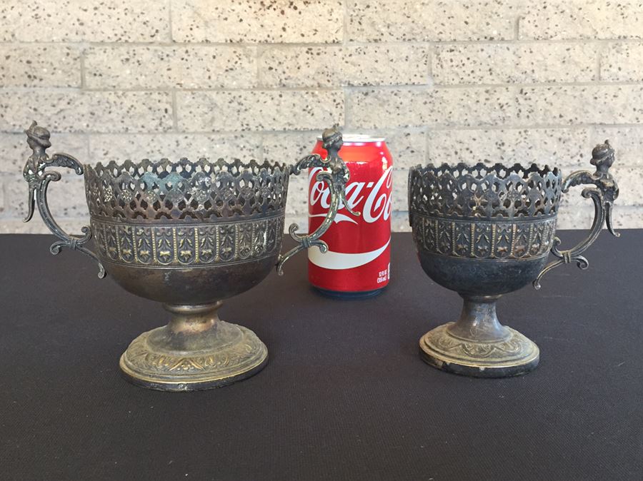 Stunning Silverplate Cups
