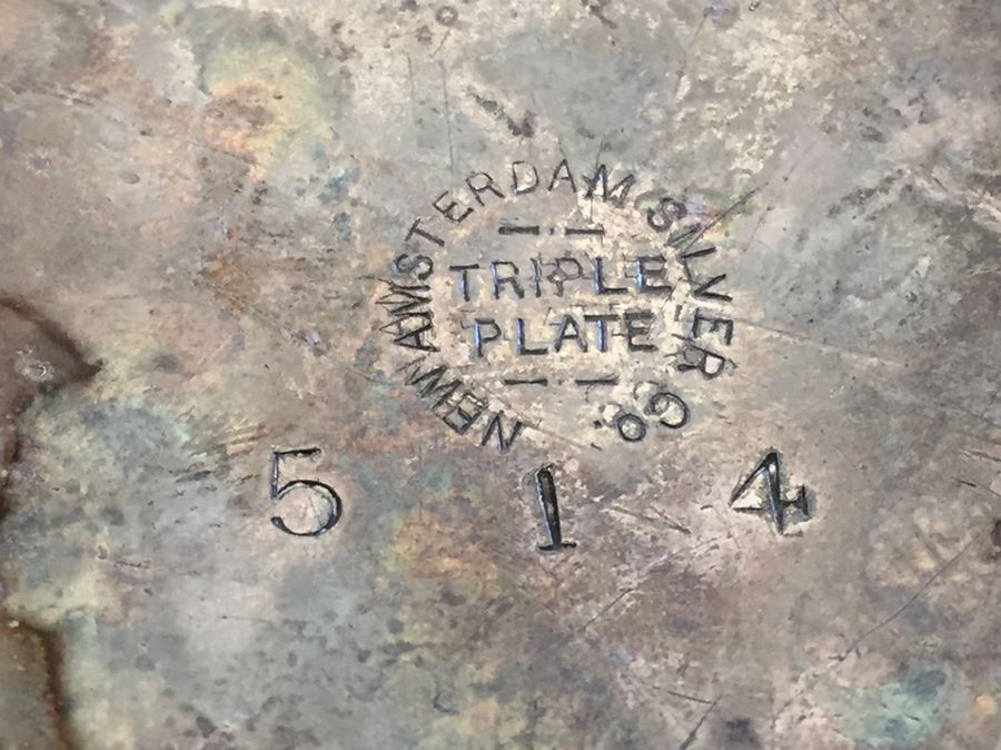 Vintage Silverplate Tea Set By New Amsterdam Silver Co. [Photo 4]