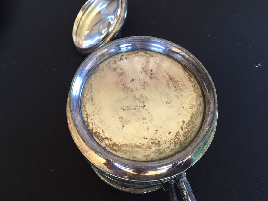 Silverplate Lot With Several Pieces Of Sterling Silver [Photo 20]