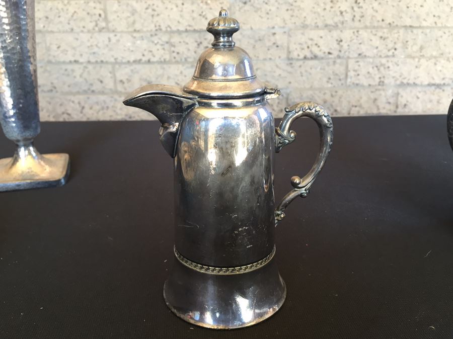 Silverplate Lot With Several Pieces Of Sterling Silver [Photo 4]