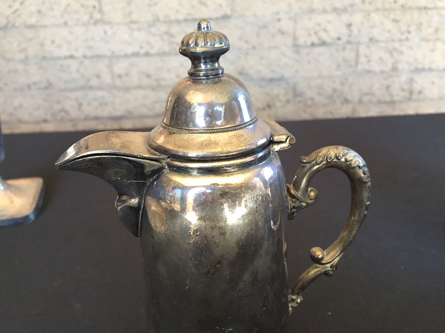 Silverplate Lot With Several Pieces Of Sterling Silver [Photo 22]