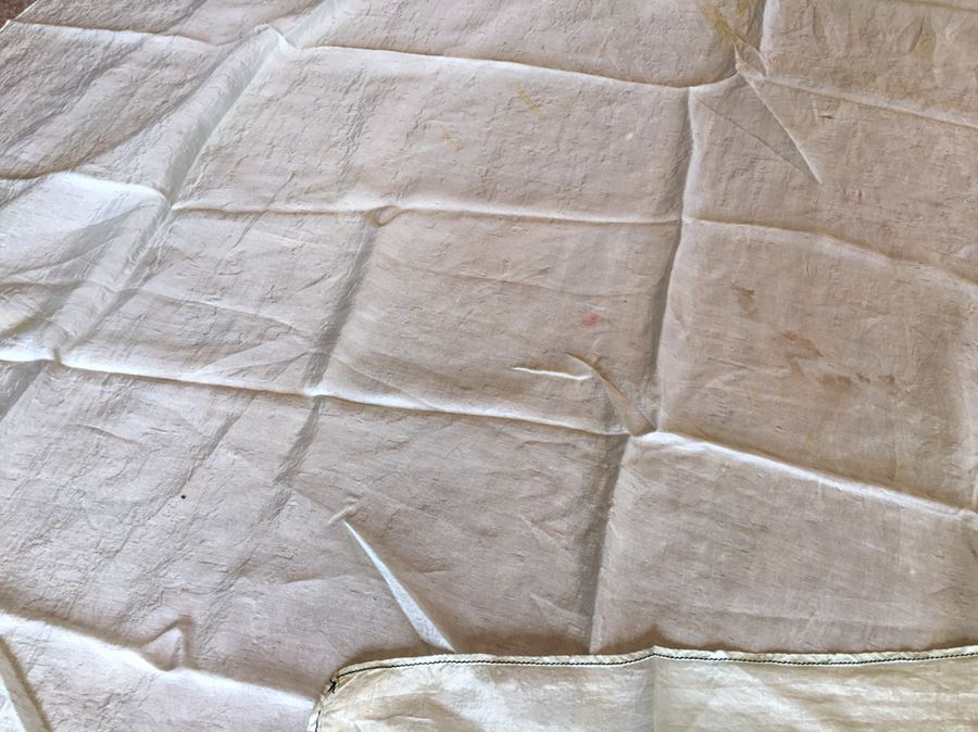 US Army Air Forces Small Parachute Used To Open Larger Parachute From Bail Out Over India May 1946 [Photo 8]