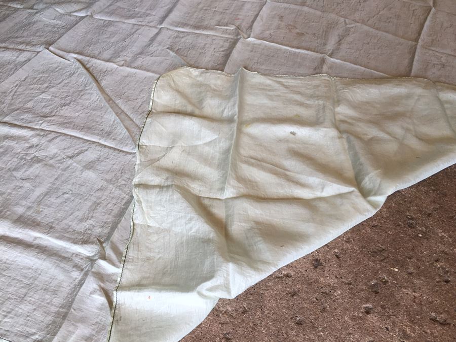 US Army Air Forces Small Parachute Used To Open Larger Parachute From Bail Out Over India May 1946 [Photo 5]