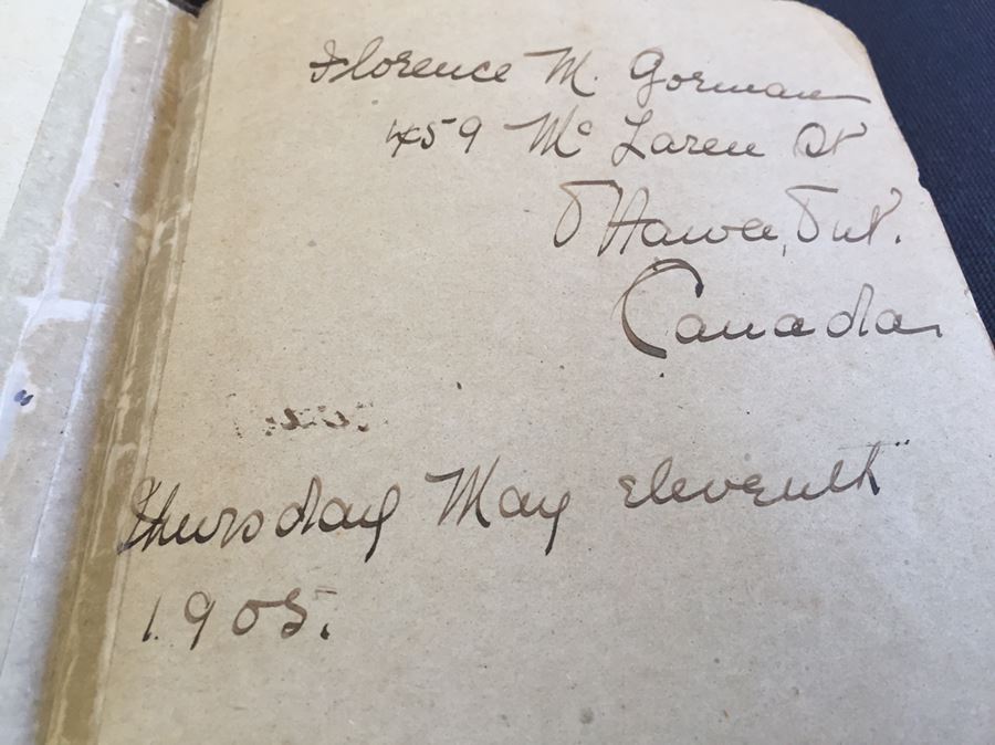 Journal About Trips Abroad Starting In 1905 [Photo 2]